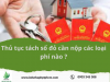 TÁCH SỔ ĐỎ CẦN NỘP CÁC LOẠI PHÍ NÀO?