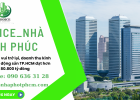 Thị trường vui trở lại, doanh thu kinh doanh bất động sản TP.HCM đạt hơn 80.800 tỷ đồng