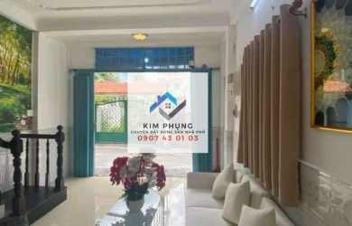 Cần bán nhà phố, HẺM XE HƠI THÔNG nhà như hình chỉ 2ty730 