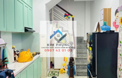 BÁN NHÀ PHỐ QUẬN BÌNH THẠNH - 3 TẦNG - HẺM XE HƠI 